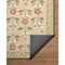 Floryn Updated Traditional Green Wool Floral Patterned Rug - 5&#39;x7&#39;6&quot;