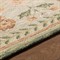 Floryn Updated Traditional Green Wool Floral Patterned Rug - 5&#39;x7&#39;6&quot;