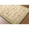 Floryn Updated Traditional Green Wool Floral Patterned Rug - 5&#39;x7&#39;6&quot;