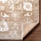 Levran Updated Traditional Brown Oushak Patterned Rug - 6&#39;x9&#39;