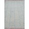 Dahlia Coastal Beach Blue Wool ZigZag Patterned Rug - 4&#39;x6&#39;