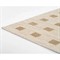 Corbin Modern Classic Beige Wool Square Patterned Rug - 5&#39;x8&#39;