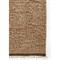 Amaris Modern Classic Brown Wool Fringed Solid Rug - 5&#39;x8&#39;