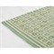 Carys Updated Traditional Green Wool Grid Patterned Rug - 5&#39;x8&#39;