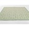 Carys Updated Traditional Green Wool Grid Patterned Rug - 5&#39;x8&#39;