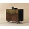 Chaney Modern Classic Antique Brass Ombre Iron Nightstand