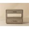 Benedick Modern Classic Sand Beige Oak Wide Nightstand