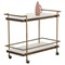 Rossana Modern Classic Bronze Metal Bar Cart