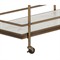 Rossana Modern Classic Bronze Metal Bar Cart