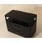 Minnie Modern Classic Black Oak Wide Nightstand
