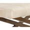 Hanalyn Modern Classic Cream Faux Leather Tufted Bedroom Bench