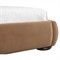 Carra Modern Classic Camel Upholstered Bed - Queen