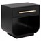 Ayelet Modern Classic Black Oak Nightstand
