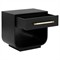 Ayelet Modern Classic Black Oak Nightstand