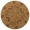 Beckner Modern Classic Brown Burl Round Dining Table - 42&quot;