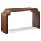 Daisy Modern Classic Dark Brown Wood Rectangular Console Table