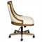 Redding Modern Classic Cream Office Desk Chair