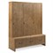 Maya Rustic Lodge Brown Oak Entryway Cabinet