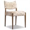 Odelia Modern Classic Beige Printed Oak Wood Dining Chair