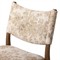Odelia Modern Classic Beige Printed Oak Wood Dining Chair