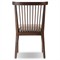 Tobin Updated Traditional Off White Upholstered Brown Wood Dining Chair
