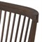 Tobin Updated Traditional Off White Upholstered Brown Wood Dining Chair