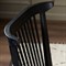 Tobin Updated Traditional Off White Upholstered Black Wood Dining Chair
