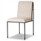 Darby Modern Classic White Performance Iron Dining Chair