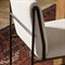 Darby Modern Classic White Performance Iron Counter Stool