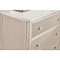 Elliana Coastal Beach Cream Woven Rattan Bachelor Chest