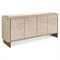 Milan Modern Classic Brown Oak Travertine Sideboard