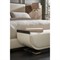 Coral Modern Classic Beige Upholstered Black Wood Bench