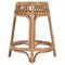 Cayden Coastal Beach Natural Rattan Round Counter Stool