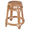 Cayden Coastal Beach Natural Rattan Round Counter Stool