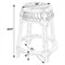 Cayden Coastal Beach Natural Rattan Round Counter Stool