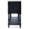 Florentine French Country Cream Marble Black Wood Sideboard