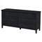 Nori Modern Classic Black Wood Double Dresser