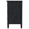 Nori Modern Classic Black Wood Double Dresser