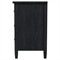 Nori Modern Classic Black Wood Bachelor Chest
