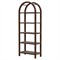 Elyse Modern Classic Brown Wood Arched Etagere