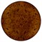 Rhett Modern Classic Brown Burl Round Side Table