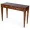 Renz Modern Classic Brown Burl Console Table