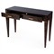 Renz Modern Classic Dark Brown Burl Console Table