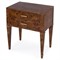 Renz Modern Classic Brown Burl End Table