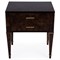 Renz Modern Classic Dark Brown Burl End Table