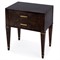 Renz Modern Classic Dark Brown Burl End Table