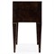 Renz Modern Classic Dark Brown Burl End Table