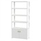 Allura Modern Classic White Wood Etagere