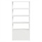Allura Modern Classic White Wood Etagere