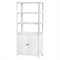 Shay Modern Classic White Wood Bookcase